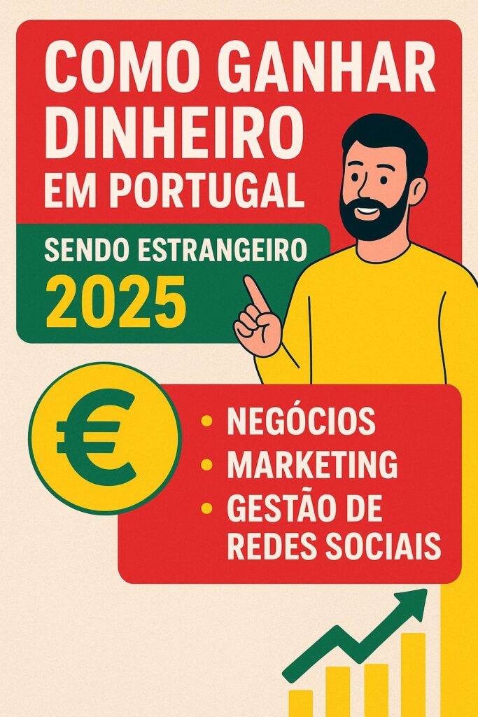 Como Ganhar Dinheiro em Portugal Sendo Estrangeiro 2025 — Negócios, Marketing e Gestão de Redes Sociais