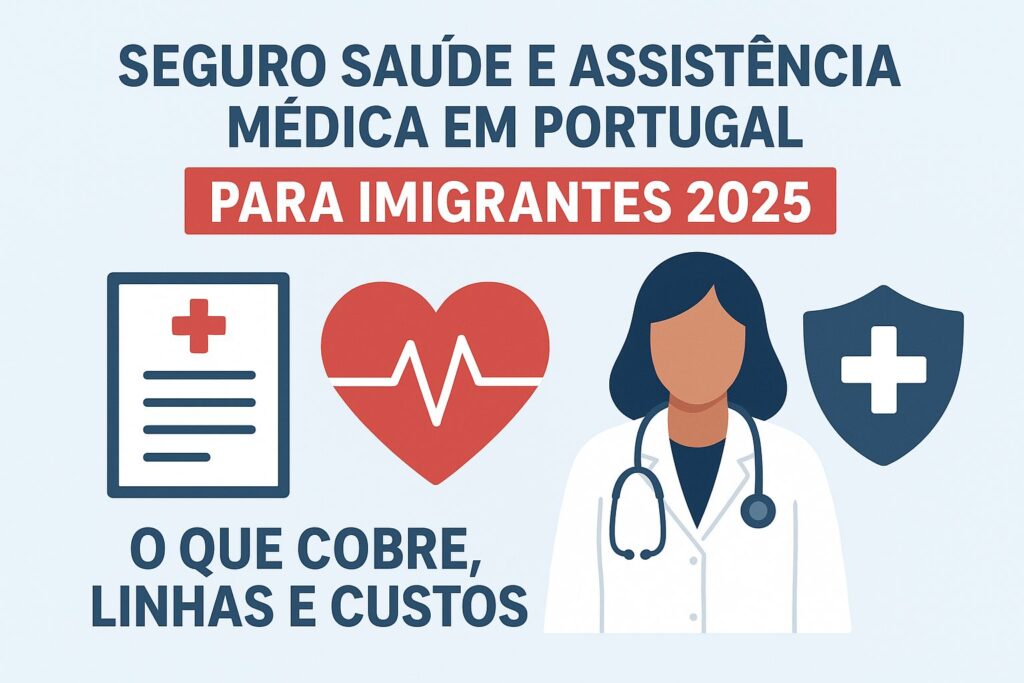 🏥 Seguro Saúde e Assistência Médica em Portugal para Imigrantes 2025 — O Que Cobre, Linhas e Custos
