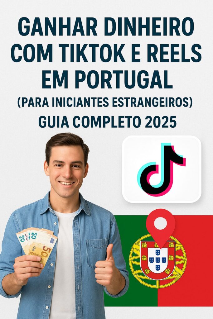 Ganhar dinheiro com TikTok e Reels em Portugal (para iniciantes estrangeiros) — Guia Completo 2025