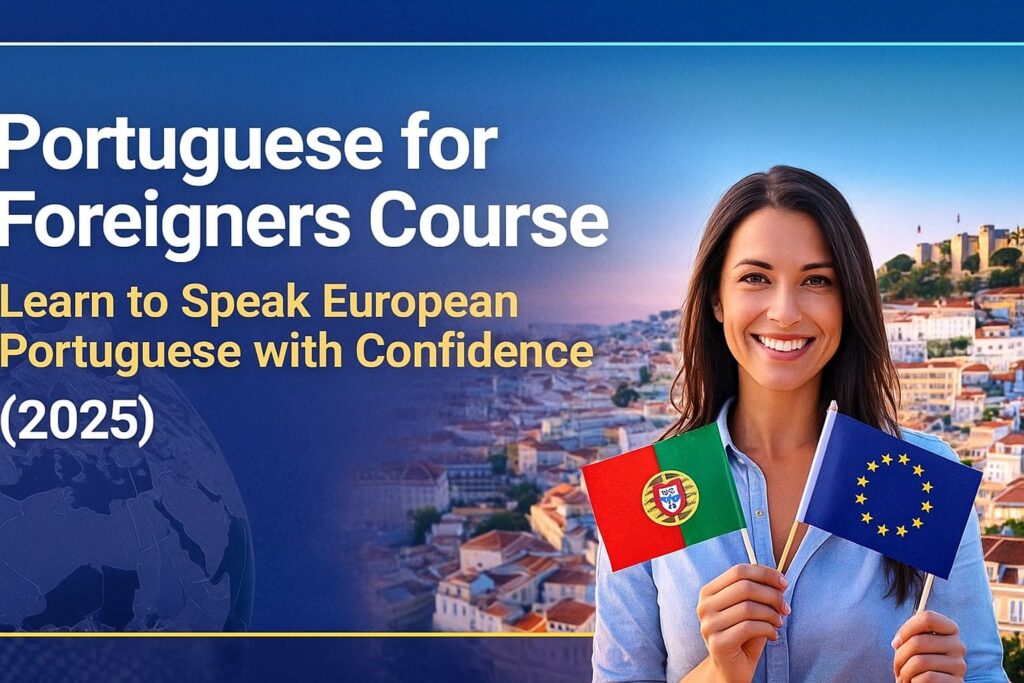 Portuguese for Foreigners Course — Learn to Speak European Portuguese with Confidence (2025)