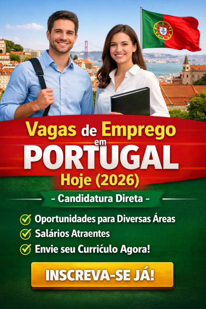 Vagas de Emprego em Portugal Hoje (2026) — Candidatura Direta